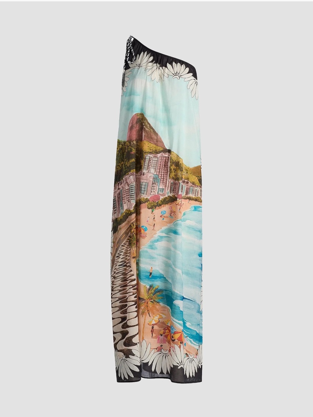 FARM RIO COPACABANA BEACH MULTICOLORED MAXI DRESS - S - Picture 3 of 10
